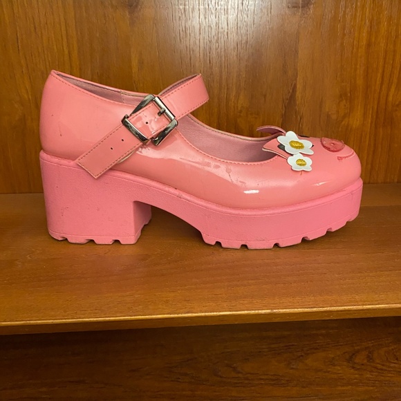 Pink pig Koi mary janes size UK 7 (US 9) - Picture 6 of 9